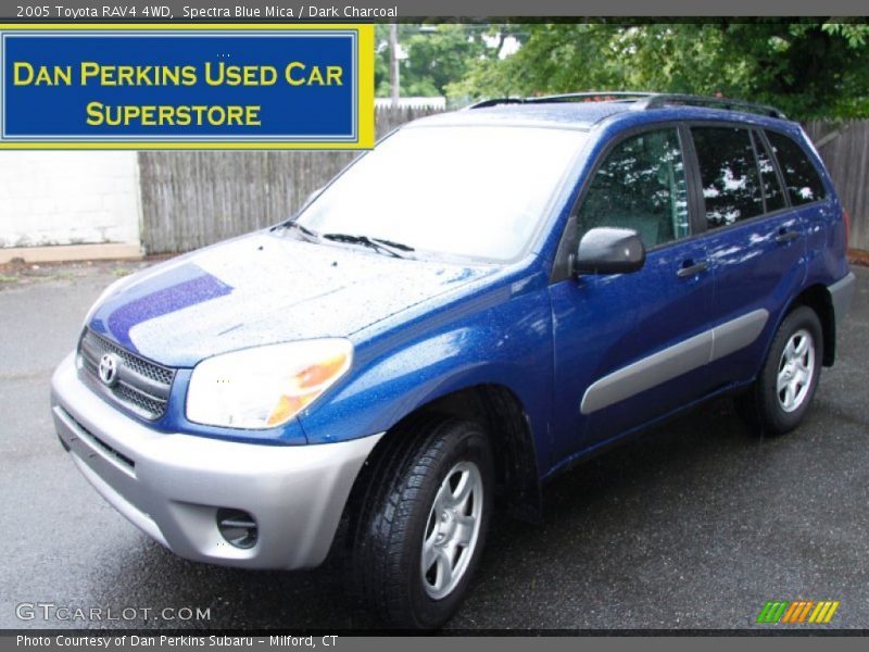 Spectra Blue Mica / Dark Charcoal 2005 Toyota RAV4 4WD