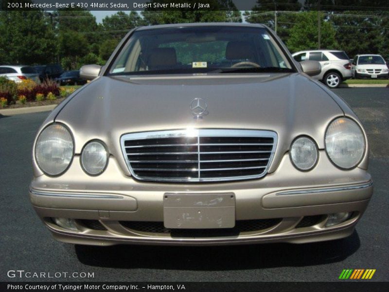 Desert Silver Metallic / Java 2001 Mercedes-Benz E 430 4Matic Sedan