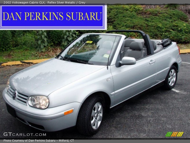 Reflex Silver Metallic / Grey 2002 Volkswagen Cabrio GLX