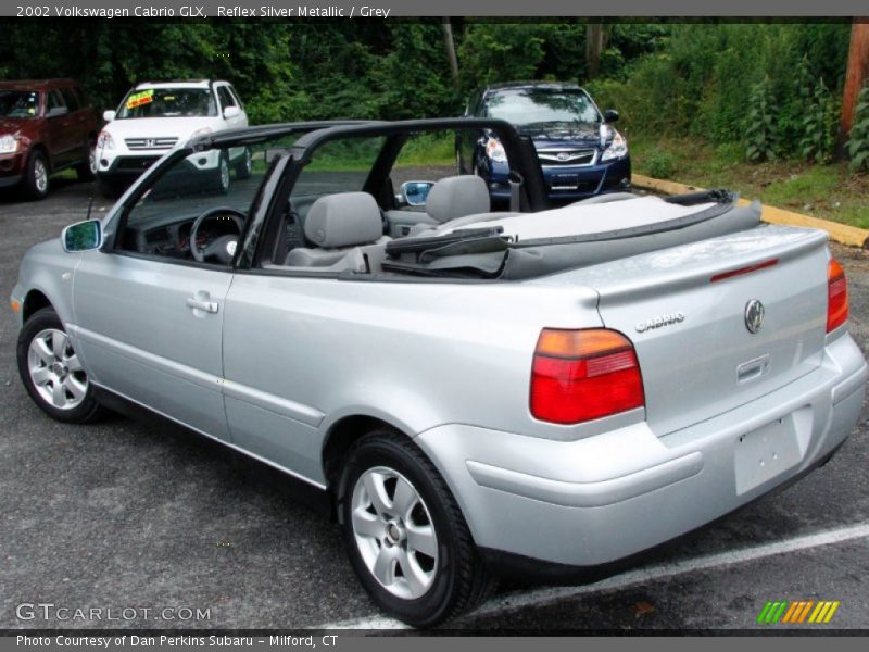 Reflex Silver Metallic / Grey 2002 Volkswagen Cabrio GLX