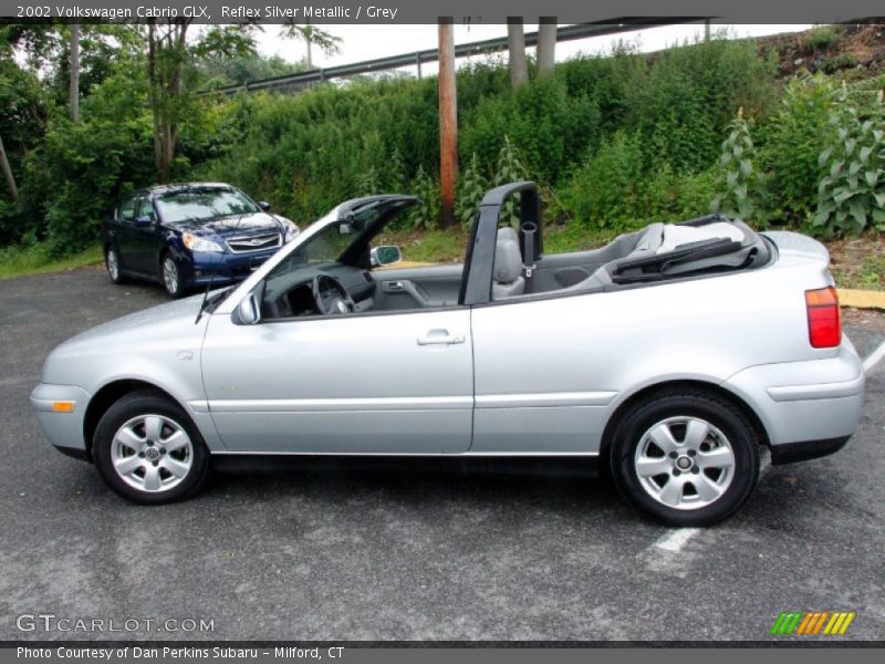 Reflex Silver Metallic / Grey 2002 Volkswagen Cabrio GLX