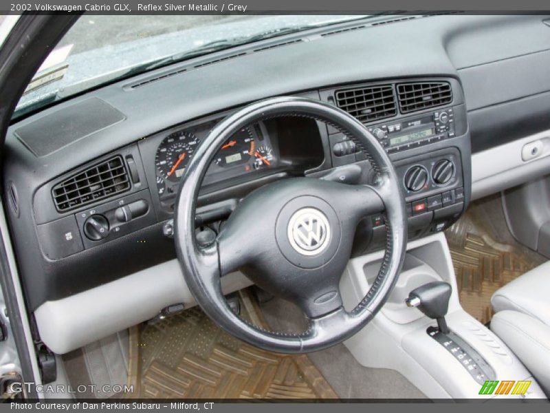 Reflex Silver Metallic / Grey 2002 Volkswagen Cabrio GLX