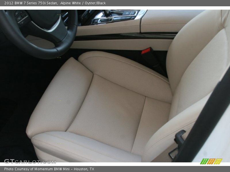 Alpine White / Oyster/Black 2012 BMW 7 Series 750i Sedan