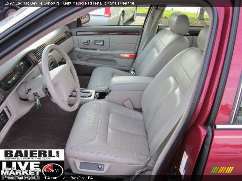 Light Medici Red Metallic / Shale/Neutral 1997 Cadillac DeVille Concours