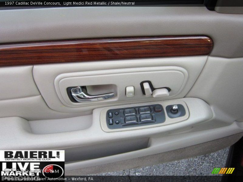 Light Medici Red Metallic / Shale/Neutral 1997 Cadillac DeVille Concours