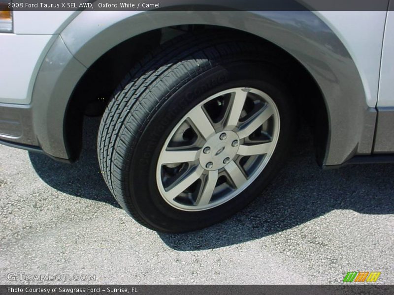 Oxford White / Camel 2008 Ford Taurus X SEL AWD