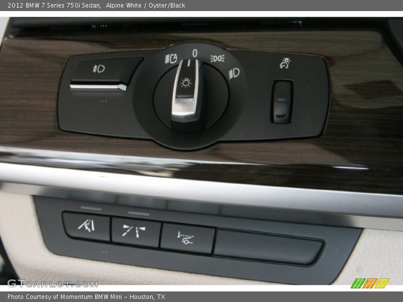 Alpine White / Oyster/Black 2012 BMW 7 Series 750i Sedan