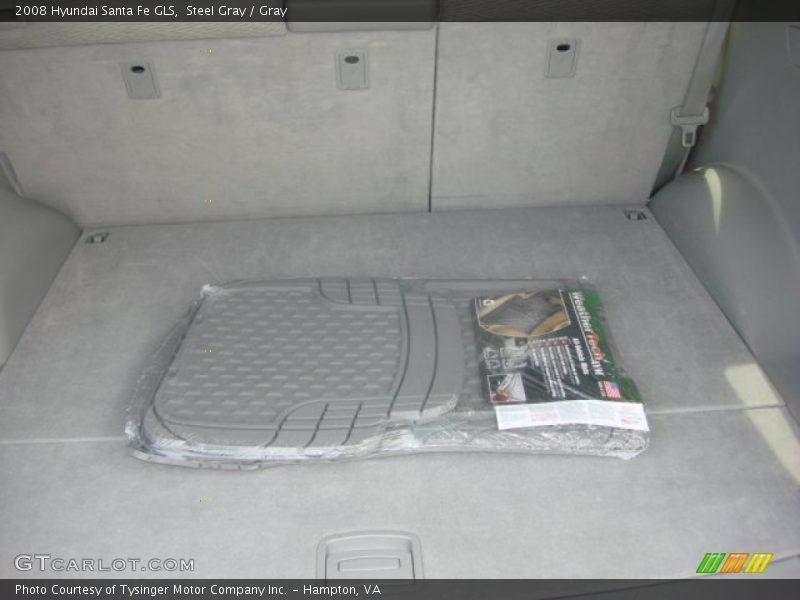 Steel Gray / Gray 2008 Hyundai Santa Fe GLS