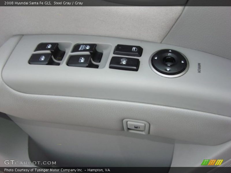 Steel Gray / Gray 2008 Hyundai Santa Fe GLS