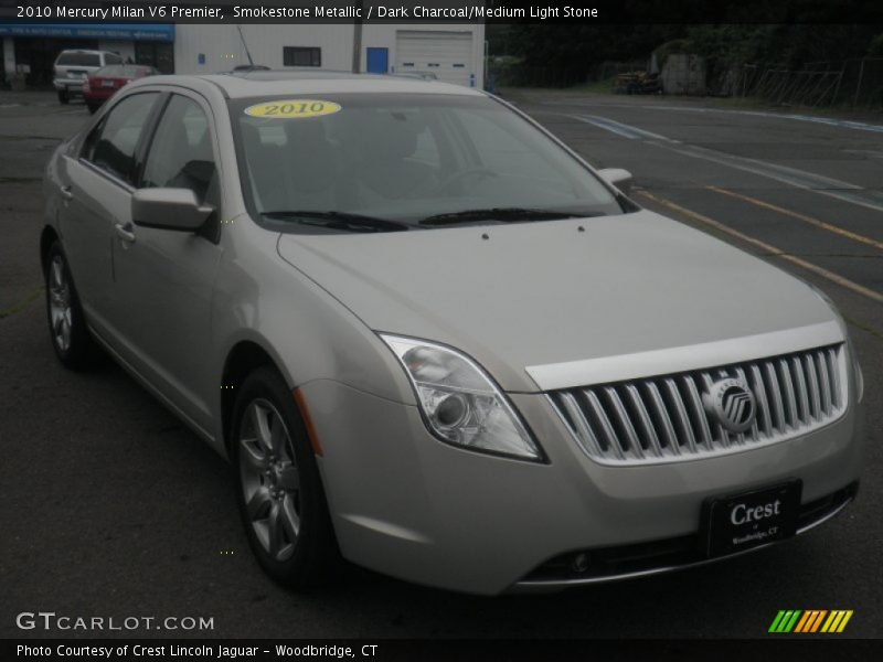 Smokestone Metallic / Dark Charcoal/Medium Light Stone 2010 Mercury Milan V6 Premier