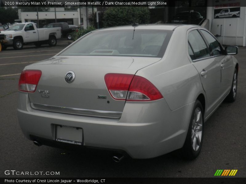 Smokestone Metallic / Dark Charcoal/Medium Light Stone 2010 Mercury Milan V6 Premier