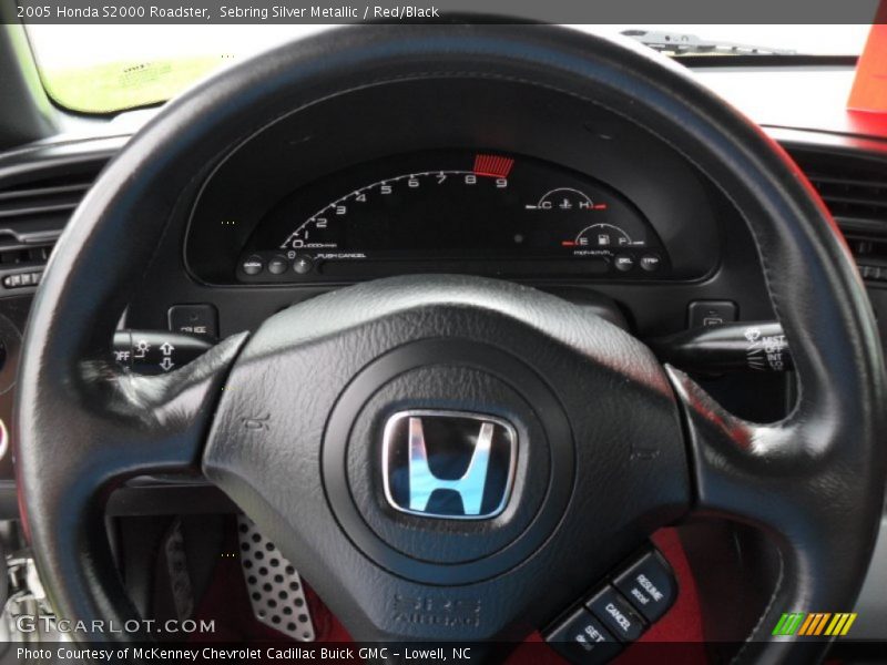 Sebring Silver Metallic / Red/Black 2005 Honda S2000 Roadster