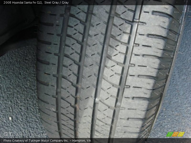 Steel Gray / Gray 2008 Hyundai Santa Fe GLS