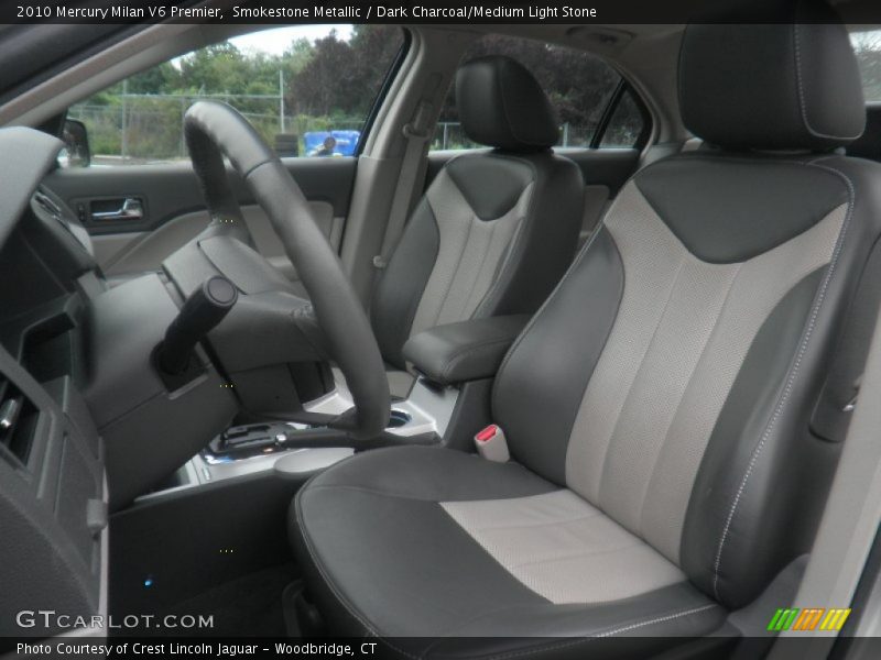 Smokestone Metallic / Dark Charcoal/Medium Light Stone 2010 Mercury Milan V6 Premier