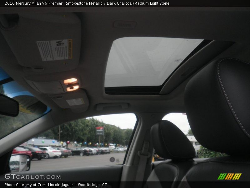 Smokestone Metallic / Dark Charcoal/Medium Light Stone 2010 Mercury Milan V6 Premier