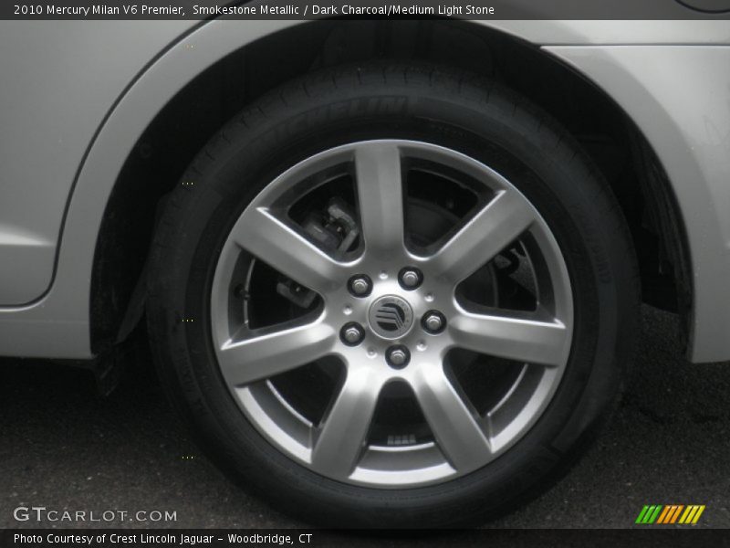 Smokestone Metallic / Dark Charcoal/Medium Light Stone 2010 Mercury Milan V6 Premier