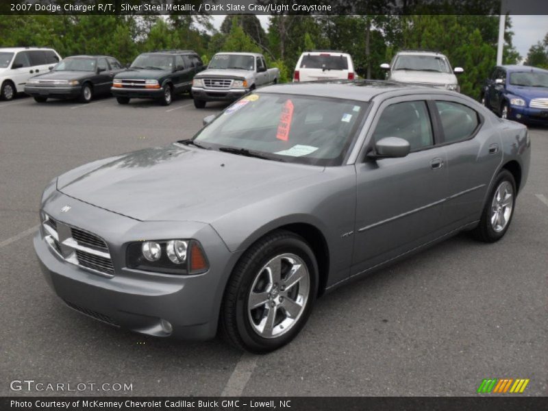 Silver Steel Metallic / Dark Slate Gray/Light Graystone 2007 Dodge Charger R/T