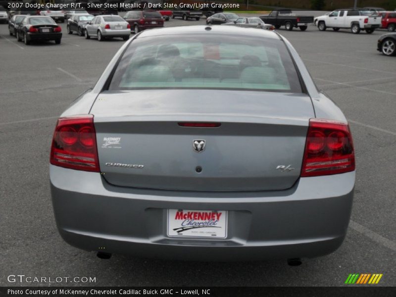 Silver Steel Metallic / Dark Slate Gray/Light Graystone 2007 Dodge Charger R/T