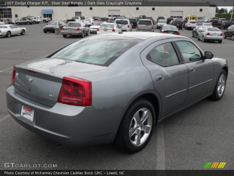 Silver Steel Metallic / Dark Slate Gray/Light Graystone 2007 Dodge Charger R/T