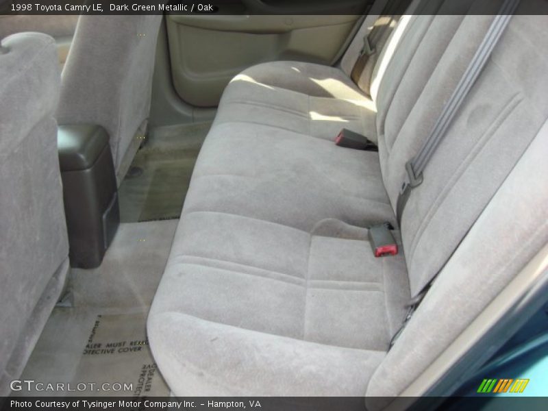 Dark Green Metallic / Oak 1998 Toyota Camry LE