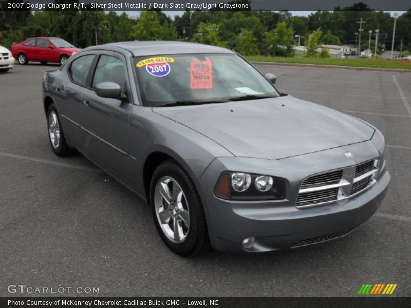 Silver Steel Metallic / Dark Slate Gray/Light Graystone 2007 Dodge Charger R/T