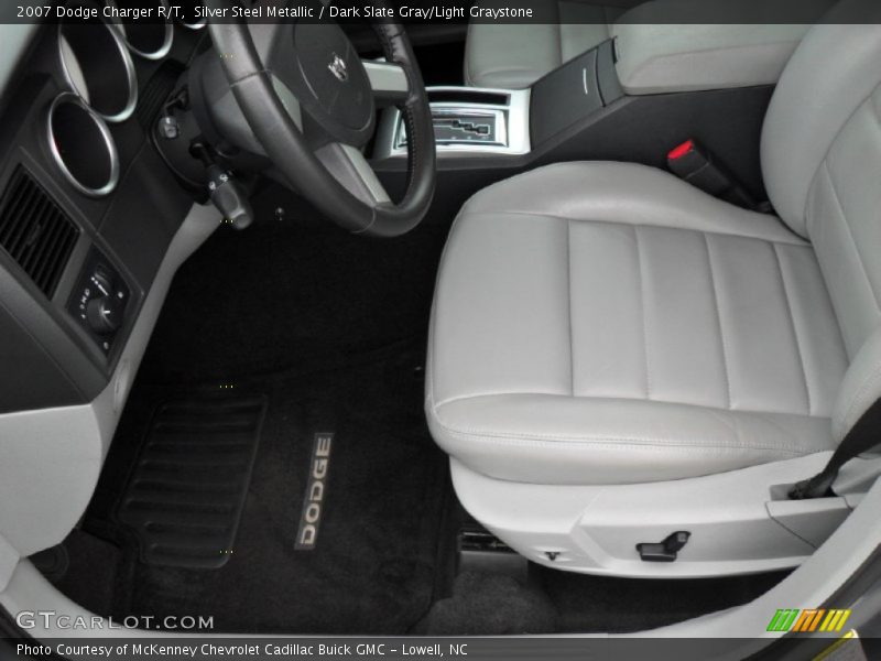 Silver Steel Metallic / Dark Slate Gray/Light Graystone 2007 Dodge Charger R/T