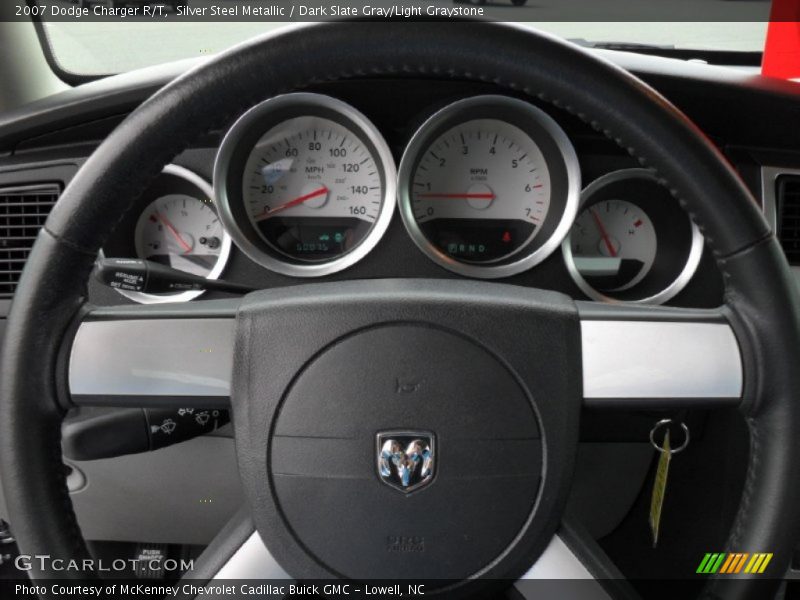 Silver Steel Metallic / Dark Slate Gray/Light Graystone 2007 Dodge Charger R/T