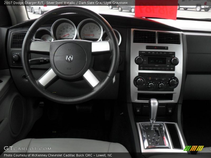 Silver Steel Metallic / Dark Slate Gray/Light Graystone 2007 Dodge Charger R/T