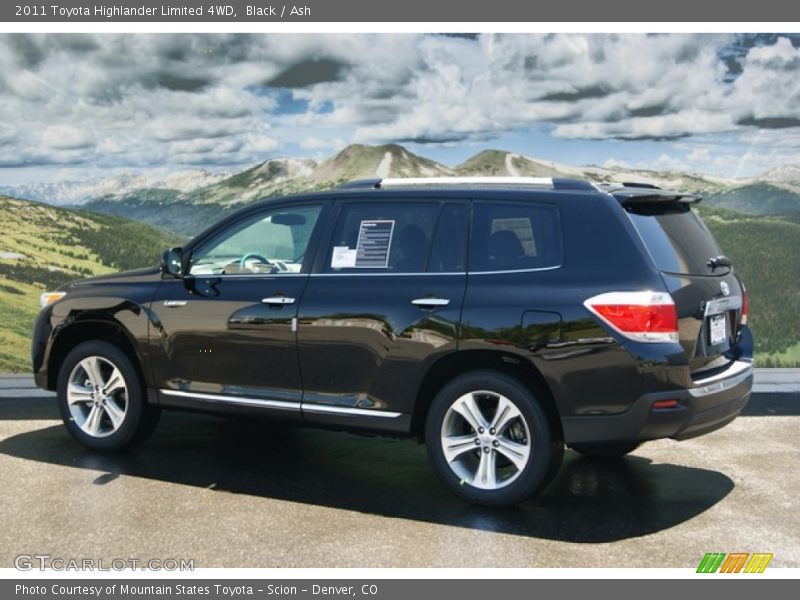 Black / Ash 2011 Toyota Highlander Limited 4WD