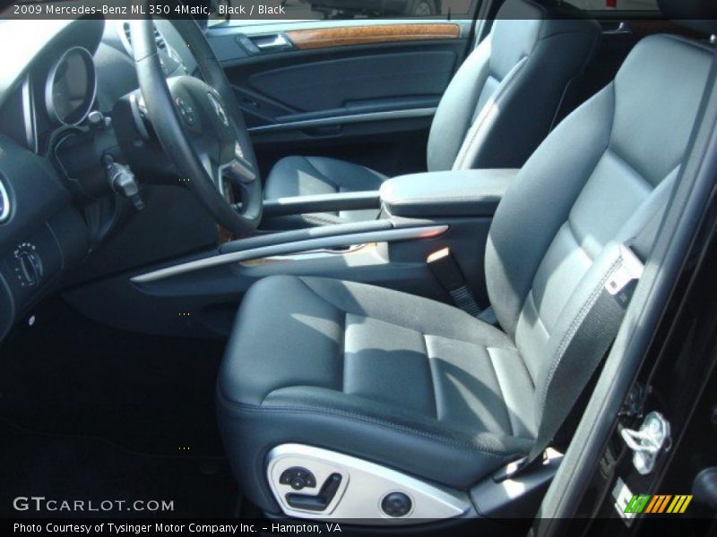 Black / Black 2009 Mercedes-Benz ML 350 4Matic