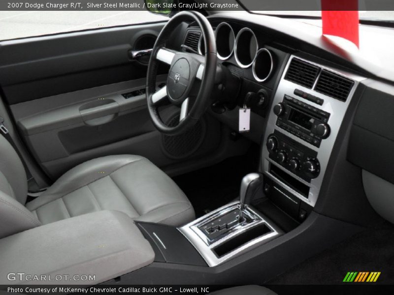 Silver Steel Metallic / Dark Slate Gray/Light Graystone 2007 Dodge Charger R/T