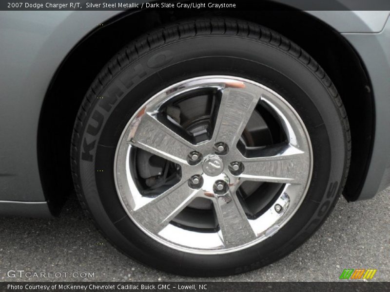 Silver Steel Metallic / Dark Slate Gray/Light Graystone 2007 Dodge Charger R/T