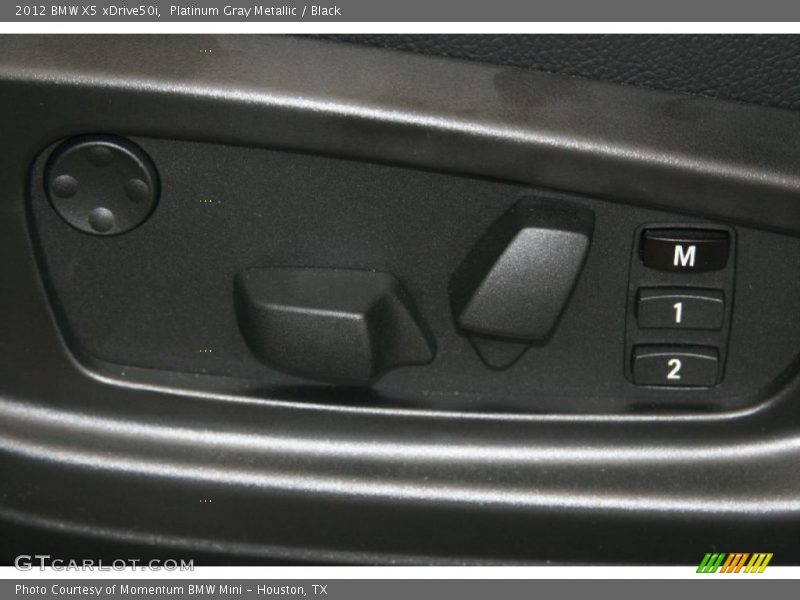 Platinum Gray Metallic / Black 2012 BMW X5 xDrive50i