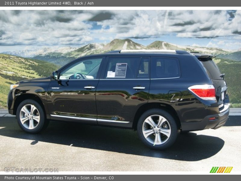 Black / Ash 2011 Toyota Highlander Limited 4WD