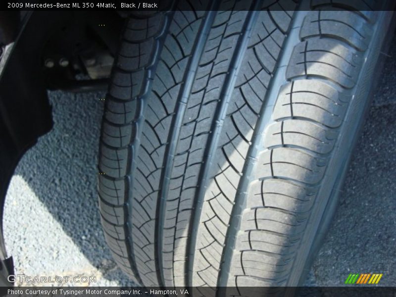 Black / Black 2009 Mercedes-Benz ML 350 4Matic
