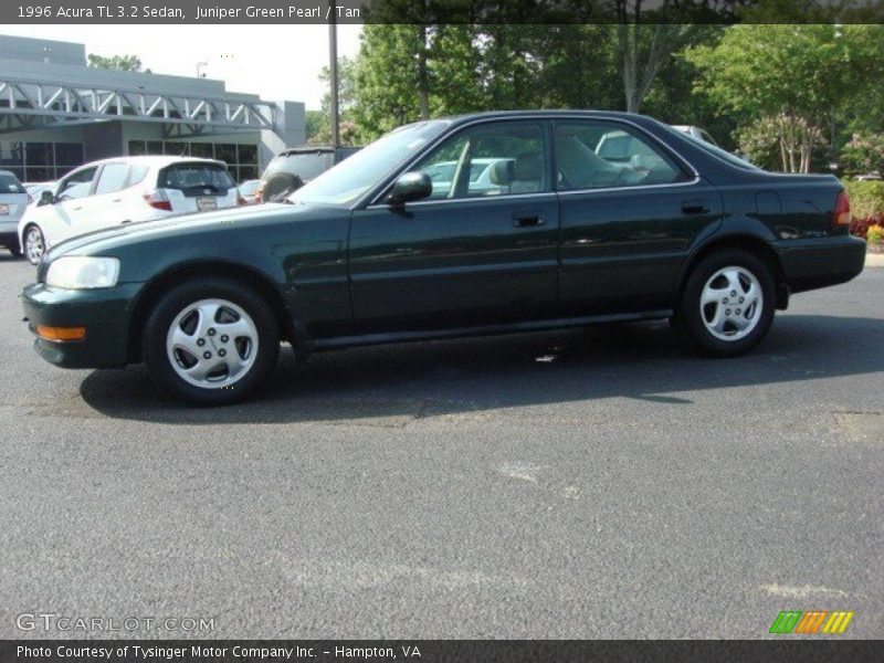 Juniper Green Pearl / Tan 1996 Acura TL 3.2 Sedan