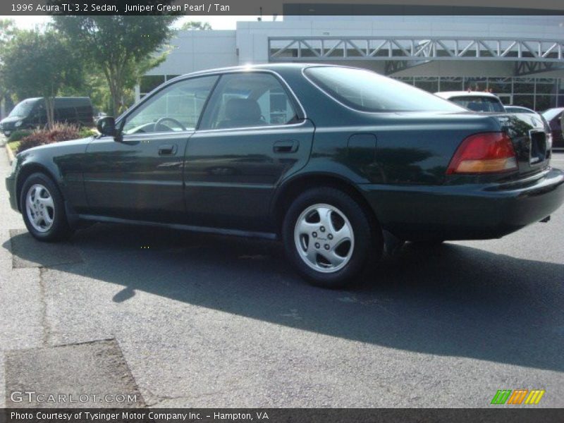 Juniper Green Pearl / Tan 1996 Acura TL 3.2 Sedan