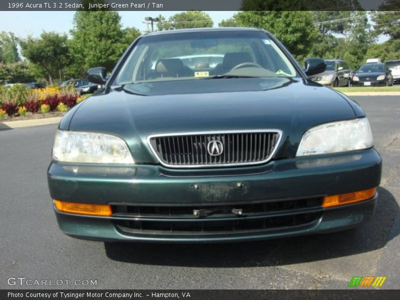 Juniper Green Pearl / Tan 1996 Acura TL 3.2 Sedan