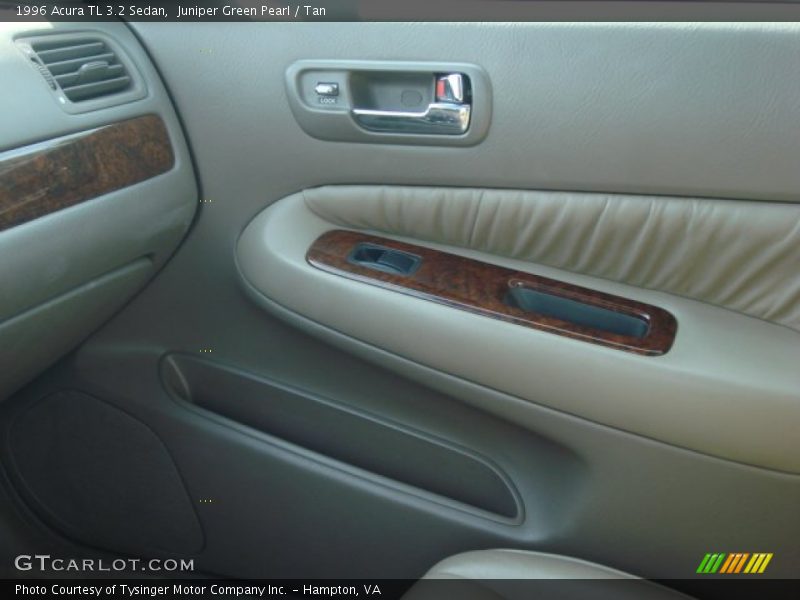 Juniper Green Pearl / Tan 1996 Acura TL 3.2 Sedan