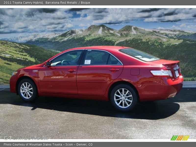 Barcelona Red Metallic / Bisque 2011 Toyota Camry Hybrid