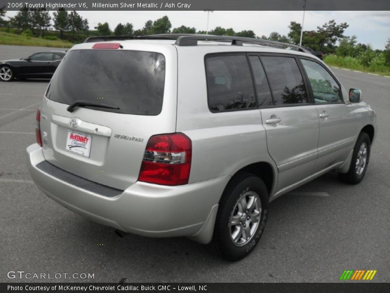 Millenium Silver Metallic / Ash Gray 2006 Toyota Highlander V6