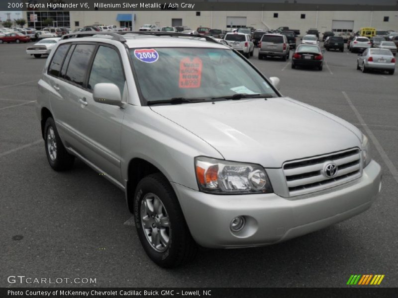 Millenium Silver Metallic / Ash Gray 2006 Toyota Highlander V6