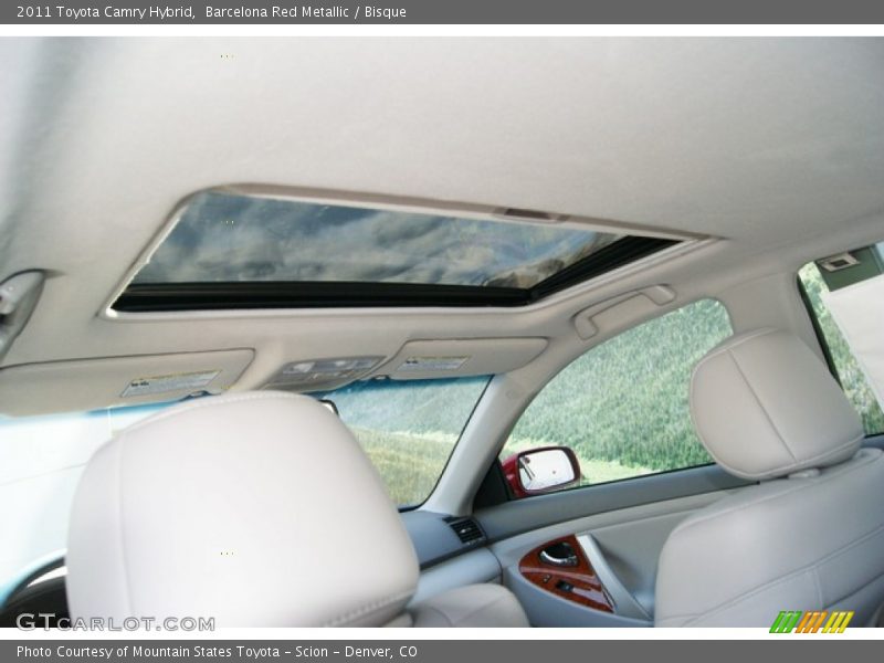 Barcelona Red Metallic / Bisque 2011 Toyota Camry Hybrid