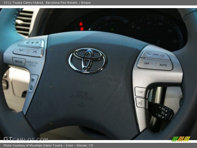 Barcelona Red Metallic / Bisque 2011 Toyota Camry Hybrid
