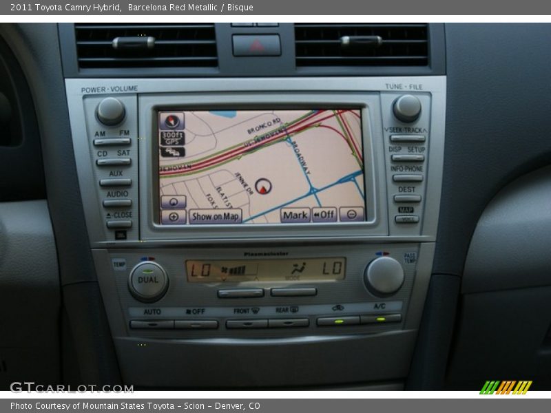 Navigation of 2011 Camry Hybrid