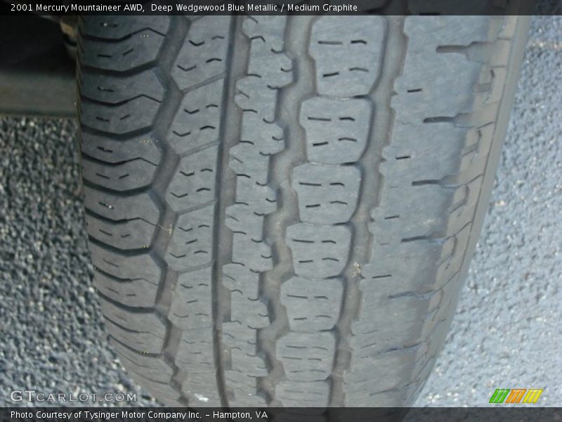 Deep Wedgewood Blue Metallic / Medium Graphite 2001 Mercury Mountaineer AWD