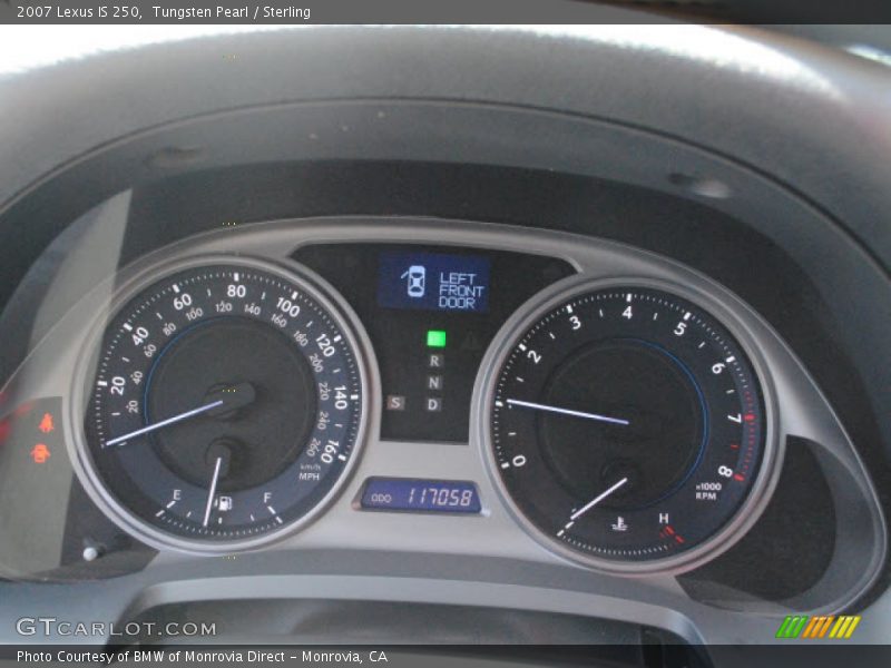 Tungsten Pearl / Sterling 2007 Lexus IS 250