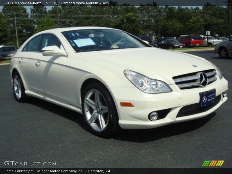 Diamond White Metallic / Ash 2011 Mercedes-Benz CLS 550