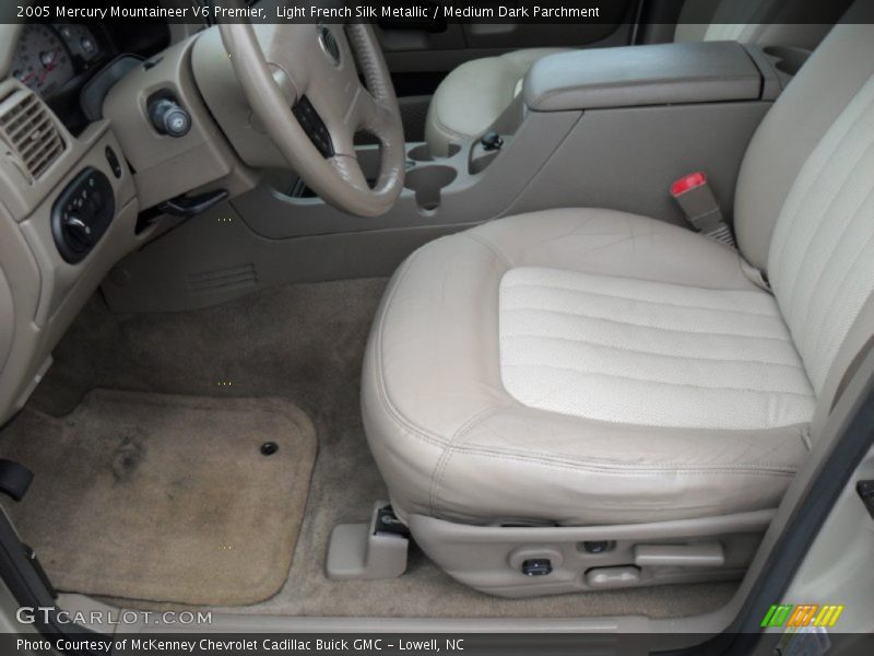 Light French Silk Metallic / Medium Dark Parchment 2005 Mercury Mountaineer V6 Premier