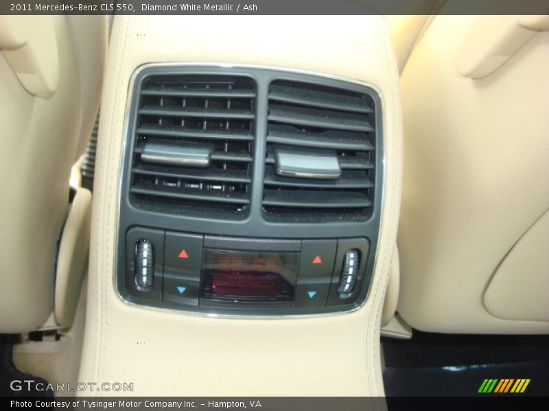 Diamond White Metallic / Ash 2011 Mercedes-Benz CLS 550